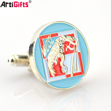 China factory supply custom cheap enamel metal shirt studs and cufflinks